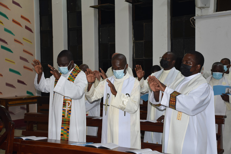 Clergy at the Maula Cathedral