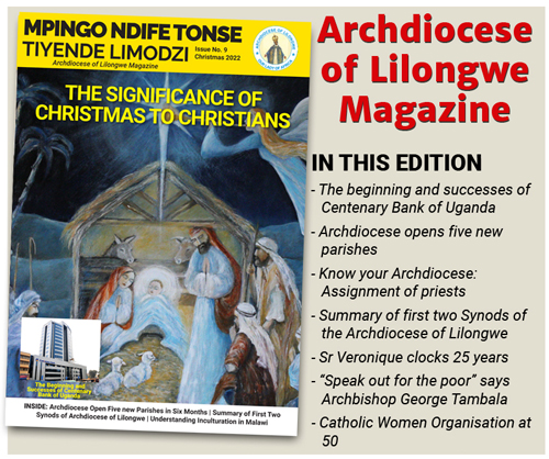 Archdiocese of Lilongwe Christmas 2022 magazine