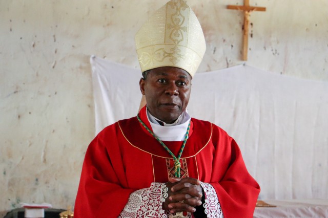 Auxiliary Bishop of the Catholic Archdiocese of Lilongwe, Right Reverend Vincent Mwakhwawa