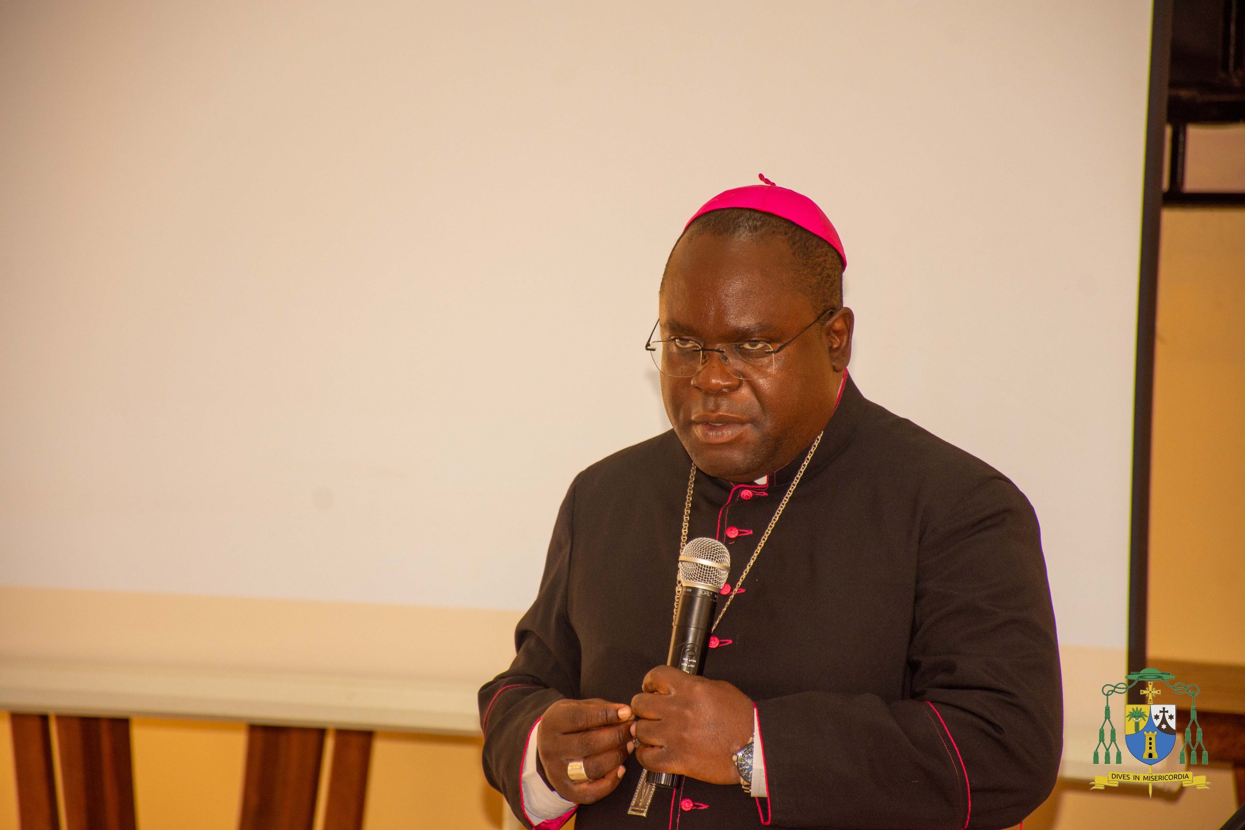 Archbishop Tambala addressing the gathering