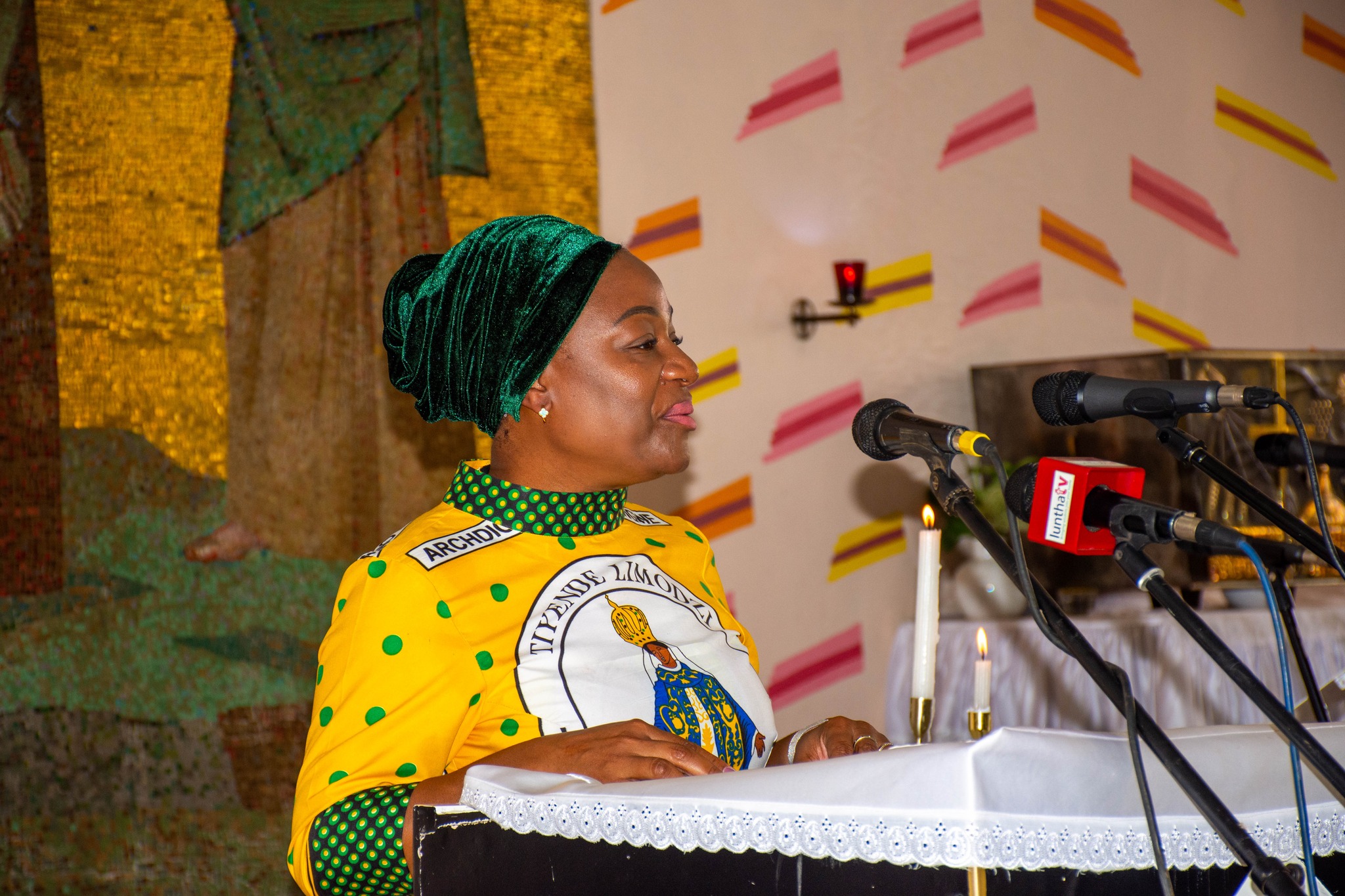 Chairperson Lisubiro Chakaniza at the launch, urging continued support to ensure the Foundation can fulfill its mission and become sustainable over time.