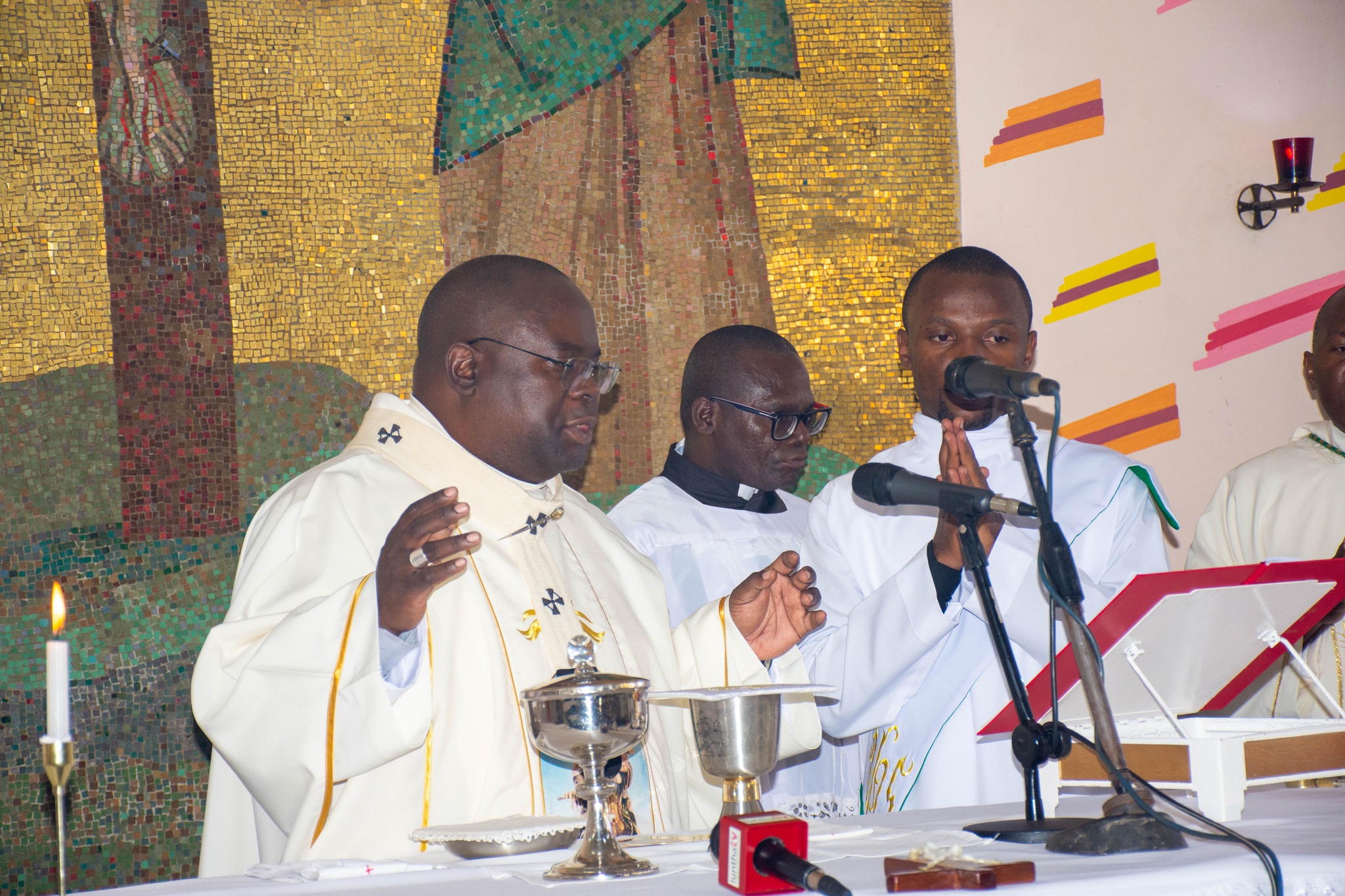 Archbishop George Desmond Tambala presides over the inaugural Mass at Maula Cathedral, officially launching the Tiwale Limodzi Foundation—the new, organized arm of the Archdiocese dedicated to social good.