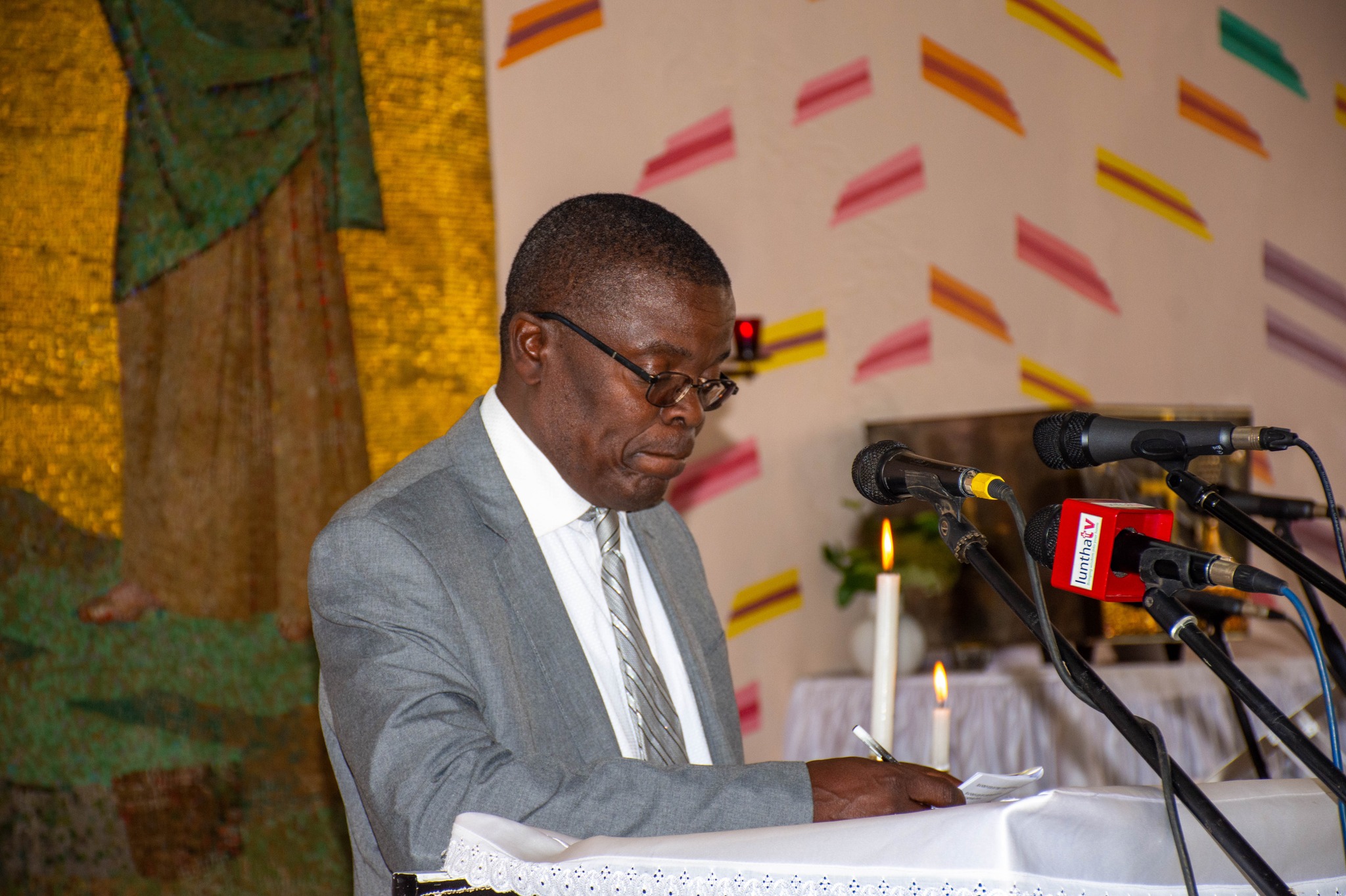 Laity Vice Chairperson Clement Sitambuli stresses the duty of all Christians to sensitize one another and ensure everyone appreciates the need and purpose of the new Tiwale Limodzi Foundation.