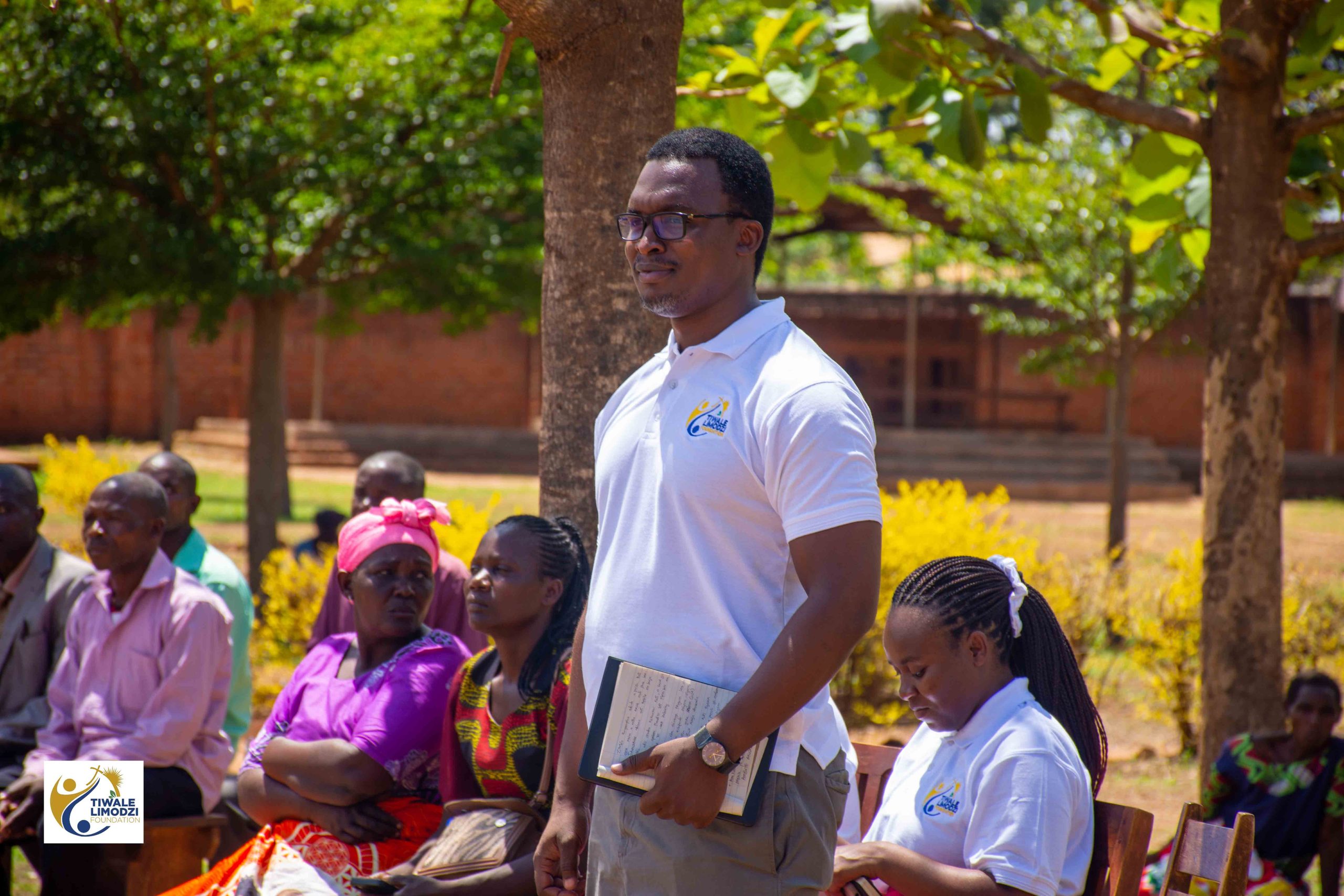 Brian Speaking to the gathering