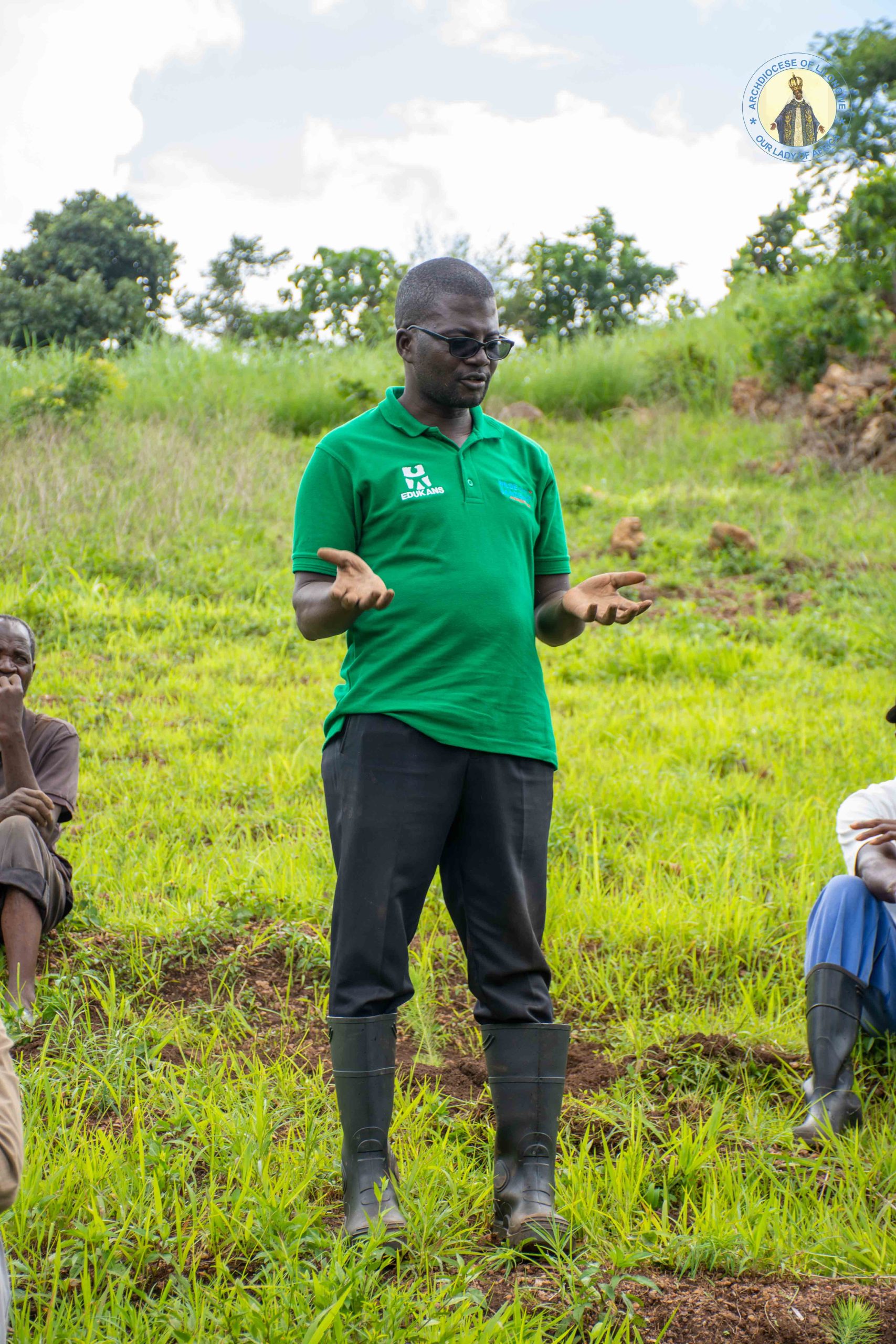 Lloyd Chishambula discusses the importance of planting Mibawa and Pine trees for future community development