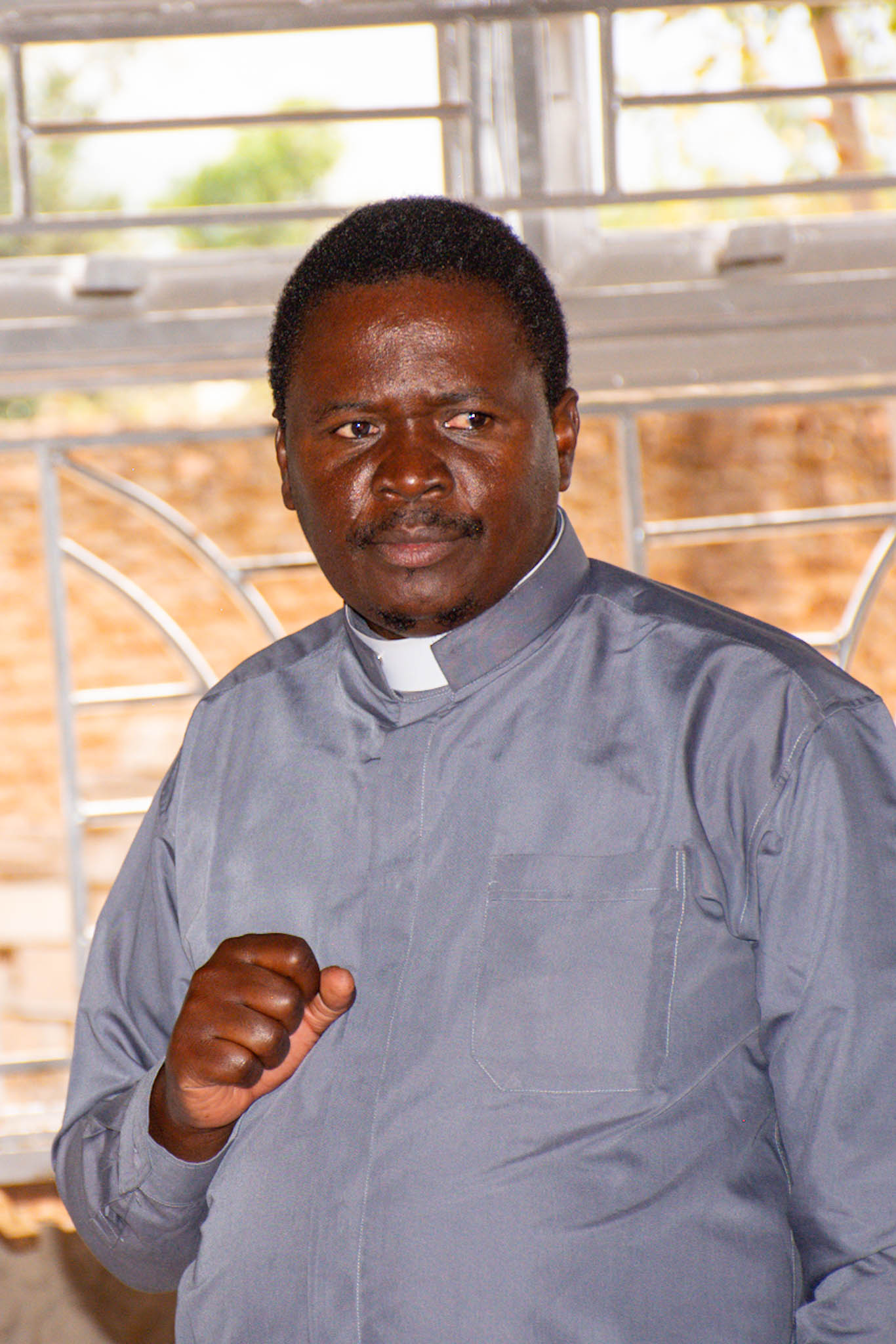 Fr. Phiri teaching the CWA leaders at St Pauls Parish